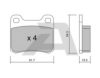 AISIN BPMB-2009 Brake Pad Set, disc brake